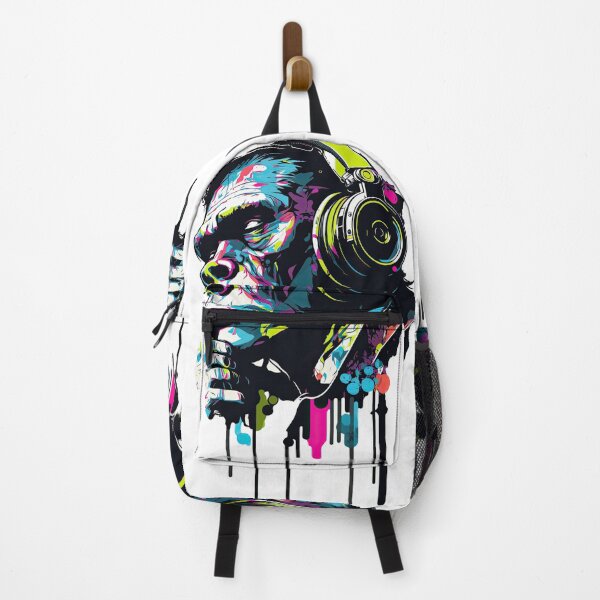 Item preview, Monkey Thinker Music Lover art designed and sold by Keni-shop.