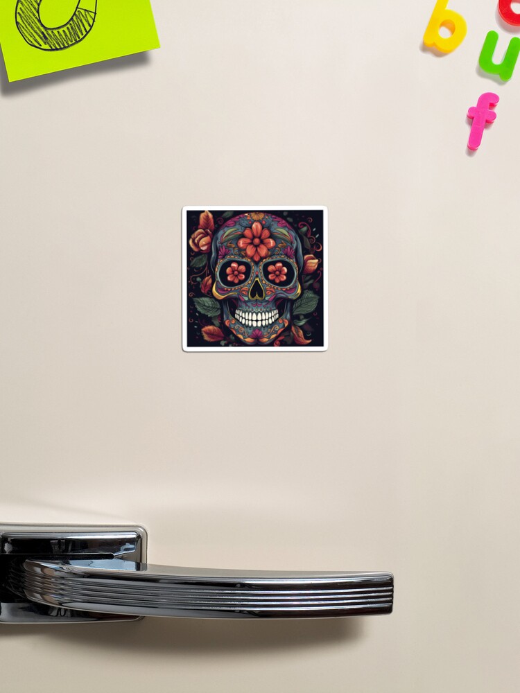 Sugar Skulls Stickers and Magnets