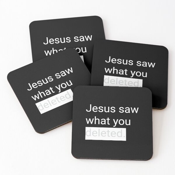 Item preview, Funny. Jesus Saw What You Deleted. designed and sold by H Jonas.