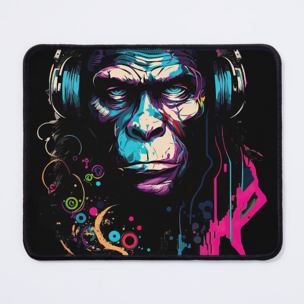 Item preview, Monkey Rebel with a rhythm Music Lover art designed and sold by Keni-shop.
