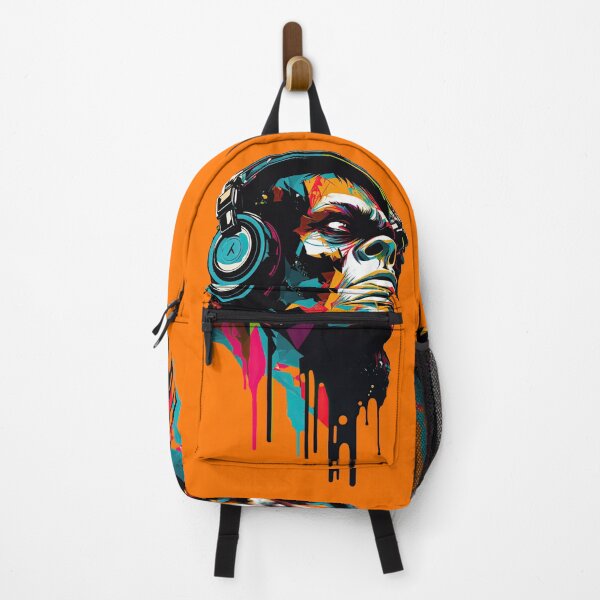 Item preview, Monkey Rebel with a rhythm Music Lover art designed and sold by Keni-shop.