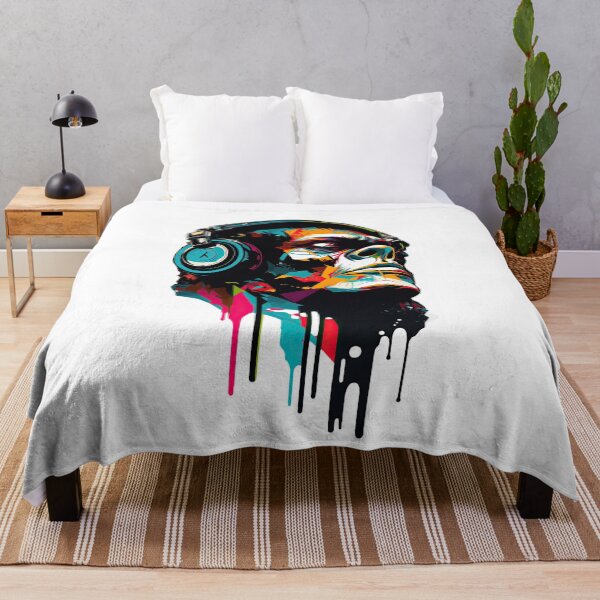 Item preview, Monkey Rebel with a rhythm Music Lover art designed and sold by Keni-shop.