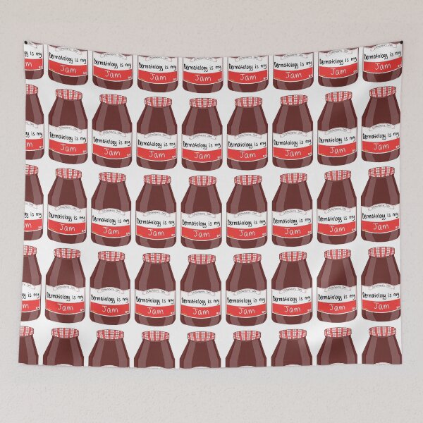 Item preview, Dermatology is my Jam designed and sold by peachesandfizz.