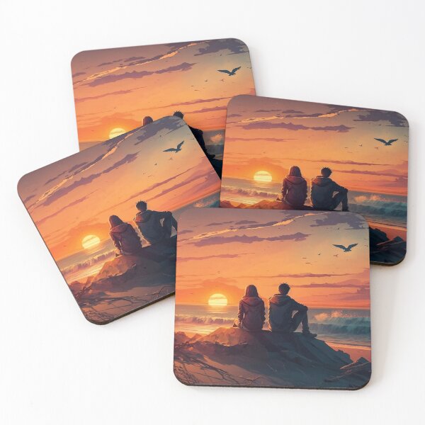 Item preview, romantic sunset view No 4 designed and sold by SunsetFootsteps.
