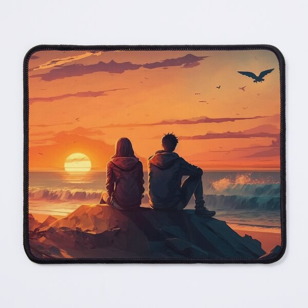 Item preview, romantic sunset view No 4 designed and sold by SunsetFootsteps.