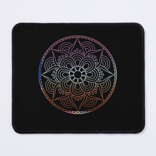 Item preview, Colorful floral mandala design designed and sold by Souushop.