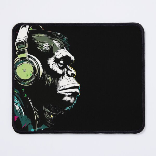 Item preview, Monkey Rebel with a rhythm Music Lover art designed and sold by Keni-shop.