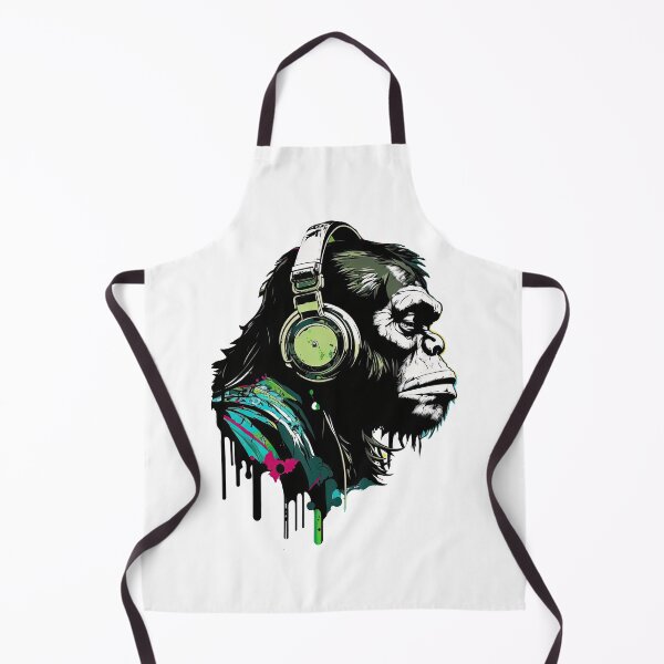 Item preview, Monkey Rebel with a rhythm Music Lover art designed and sold by Keni-shop.