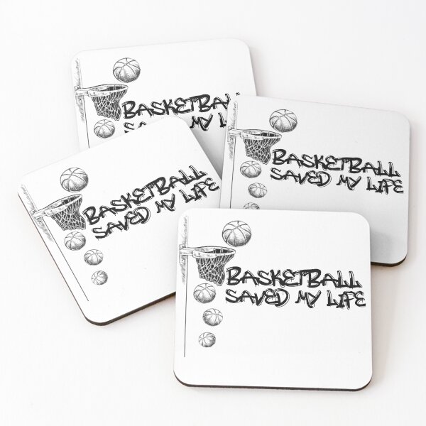 Item preview, Basketball Saved My Life  designed and sold by Oops! I Printed It.