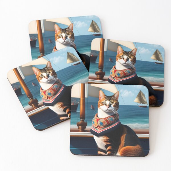 Item preview, Tabby cat in the harbor designed and sold by 3TFashion.
