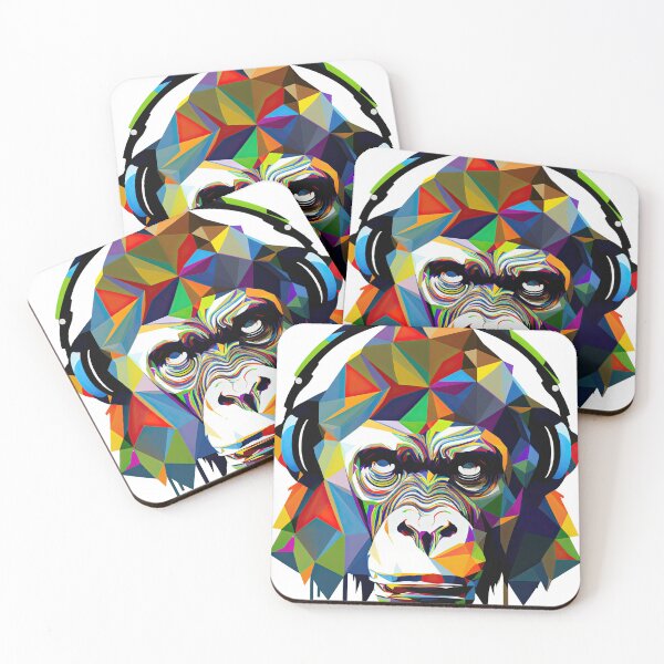 Item preview, Monkey Rebel with a rhythm Music Lover art designed and sold by Keni-shop.