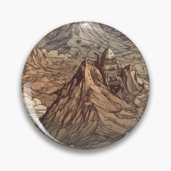 Item preview, Retro Mountain Landscape designed and sold by NikeOkamiLeader.