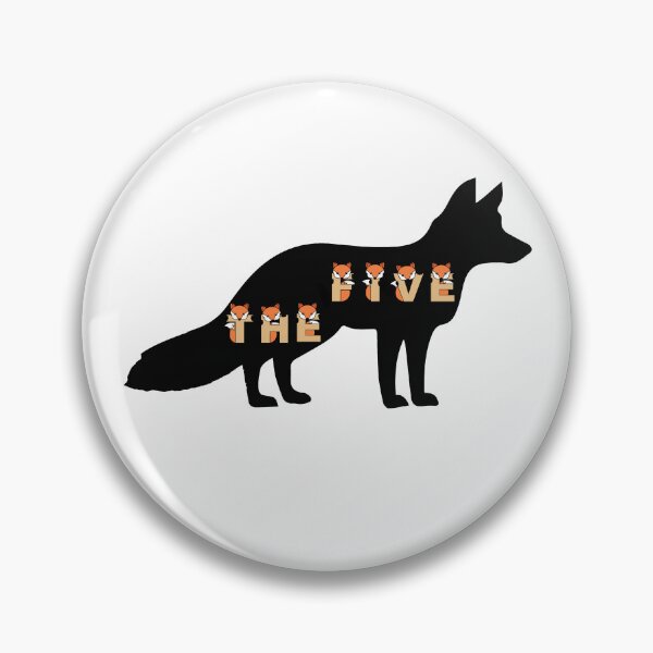 Item preview, Fox News The Five Fox Silhouette and Fox Font designed and sold by Impressify.