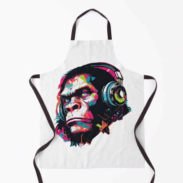 Item preview, Monkey Rebel with a rhythm Music Lover art designed and sold by Keni-shop.