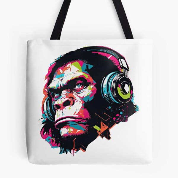 Item preview, Monkey Rebel with a rhythm Music Lover art designed and sold by Keni-shop.