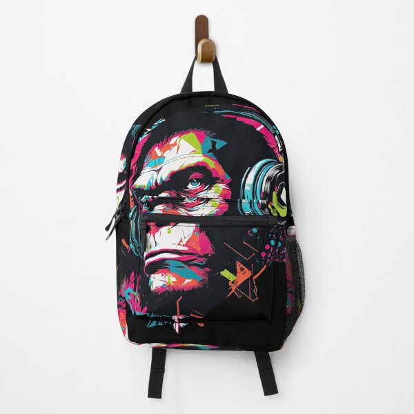 Item preview, Monkey Rebel with a rhythm Music Lover art designed and sold by Keni-shop.