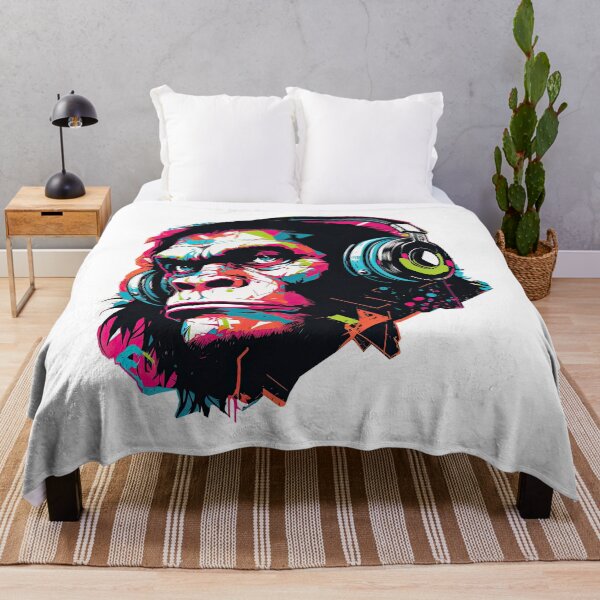 Item preview, Monkey Rebel with a rhythm Music Lover art designed and sold by Keni-shop.