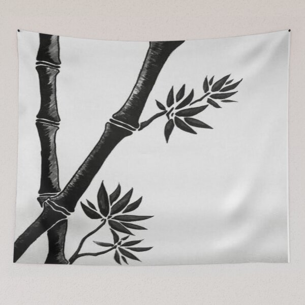 Item preview, Japanese bamboo art - japanese bamboo tapestry  designed and sold by sagestar.