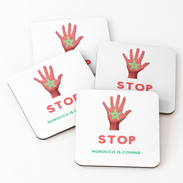 Aperçu de l'œuvre Stop morocco is coming créée et vendue par Hilaloshop.