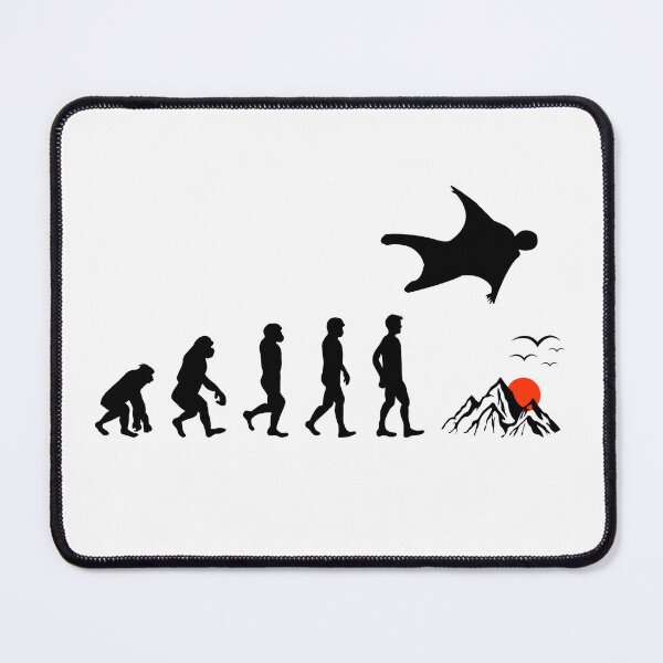 Item preview, Wingsuit flying Base Jumping Skydiving Wingsuiting Evolution designed and sold by TastefulTees.