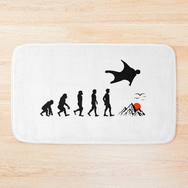 Item preview, Wingsuit flying Base Jumping Skydiving Wingsuiting Evolution designed and sold by TastefulTees.