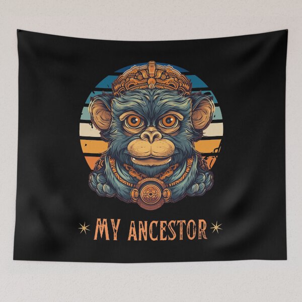 Item preview, My Ancestor Monkey designed and sold by Shop801.