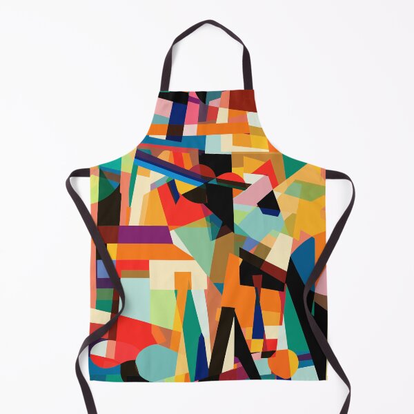 Item preview, Kandinsky inspired pattern with vibrant colors designed and sold by TopArtsy.