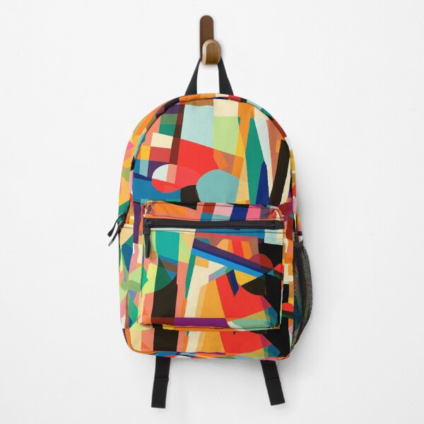 Item preview, Kandinsky inspired pattern with vibrant colors designed and sold by TopArtsy.