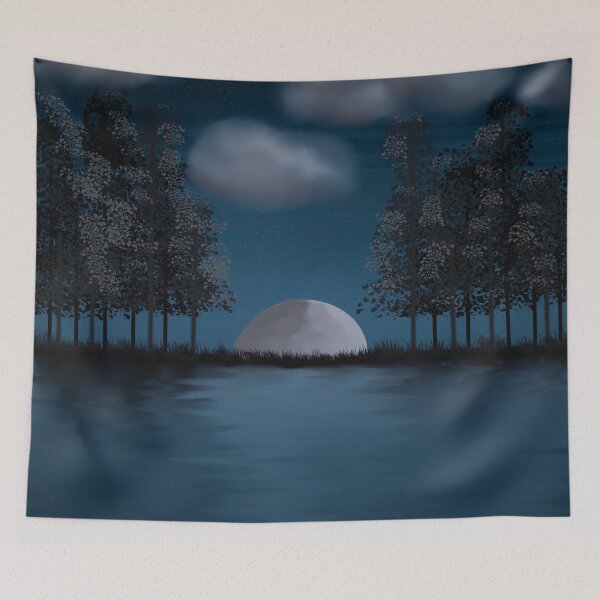 Item preview, Moonlight on Water designed and sold by Vanessa Hogle.