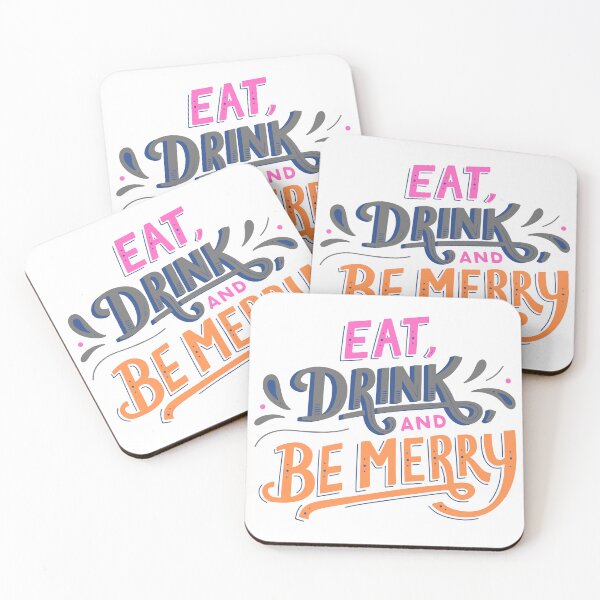 Item preview, eat drink and be merry designed and sold by FraditaYasmin.