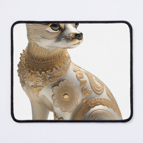 Artikelvorschau, Dog statue imari China material photo isolated objects 10 entworfen und verkauft von jetaiart.