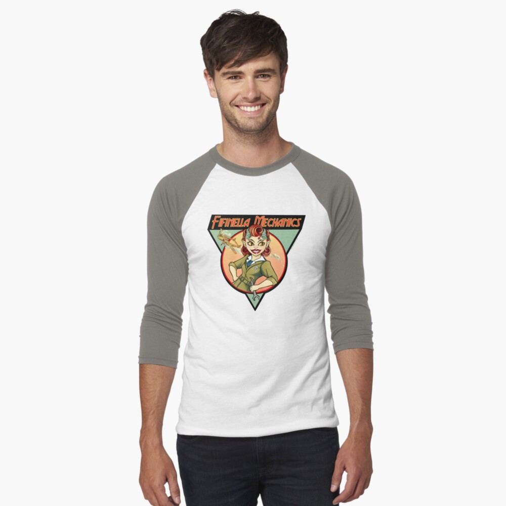 Item preview, Baseball ¾ Sleeve T-Shirt designed and sold by HollyPierson.