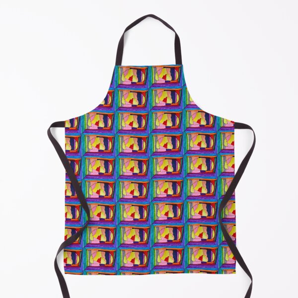 Item preview, Abstract Double Edged Rock Wall Art With Vibrant Colourful Background. designed and sold by PodmenikArt.