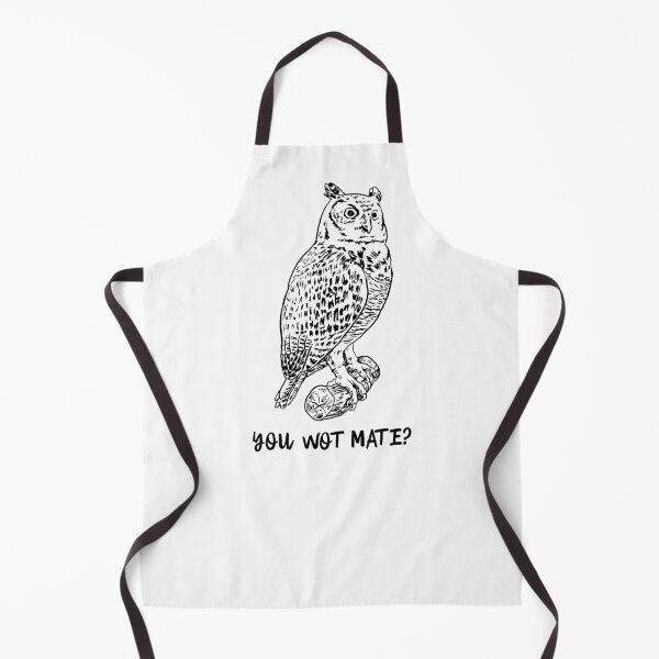 Item preview, Camiseta Búho You Wot Mate - Bases ligeras designed and sold by meganpalmer.