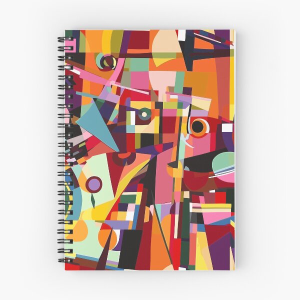 Item preview, Kandinsky inspired pattern with vibrant colors II designed and sold by TopArtsy.
