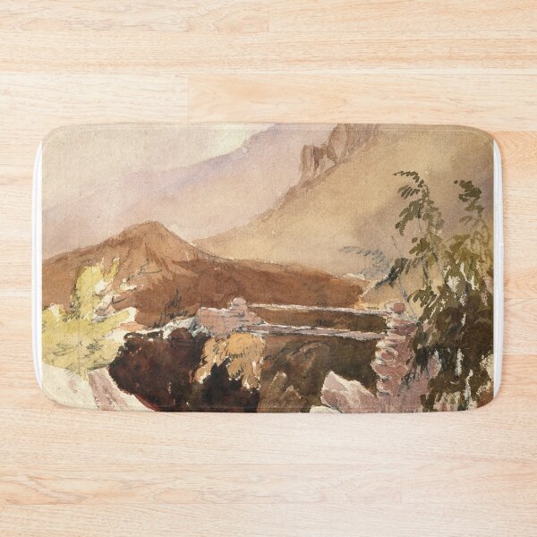 Item preview, A Foot Bridge, North Wales, 1830-1840 by Richard Sebastian Bond designed and sold by linggalibrary.