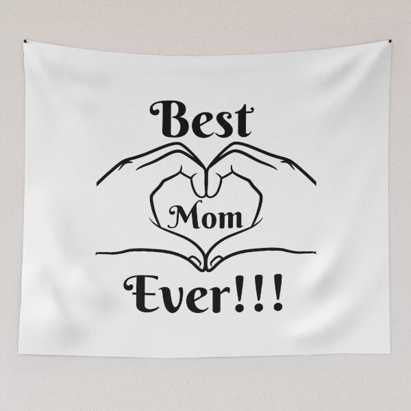 Item preview, Best Mom Ever Hand Heart Design! designed and sold by Leland-Hicks.