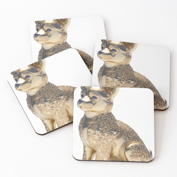 Artikelvorschau, Dog statue imari China material photo isolated objects 12 entworfen und verkauft von jetaiart.