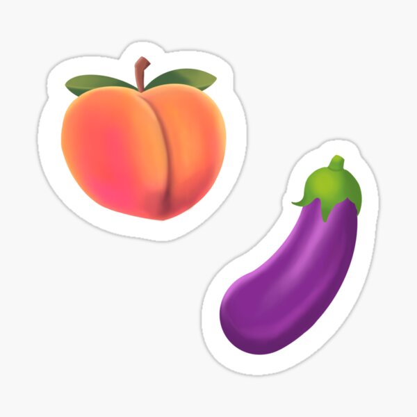 Peach And Eggplant Emoji Merch Gifts for Sale Redbubble 