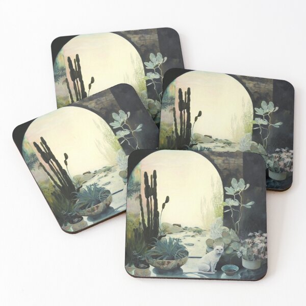 Item preview, Garden scene with cat designed and sold by noonoohig.