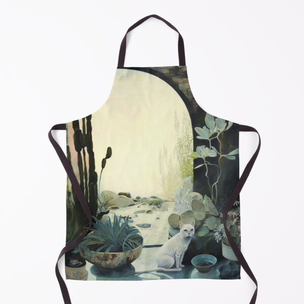 Item preview, Garden scene with cat designed and sold by noonoohig.