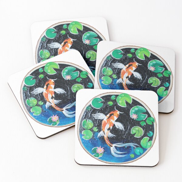 Item preview, Relaxing Koi Pond designed and sold by CreativeDazeArt.