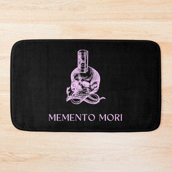 Item preview, Memento Mori Skull Hourglass Pink designed and sold by Ninjakandy.