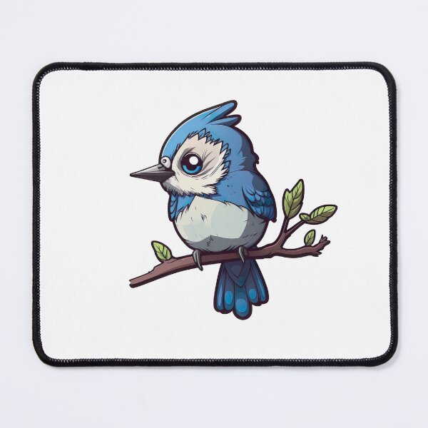 Item preview, Backyard Songbirds - A Super Cute Little Blue Jay designed and sold by Kalligraphika.