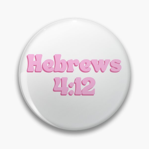 Item preview, Pink Hebrews 4:12 designed and sold by RobertsArtCo.