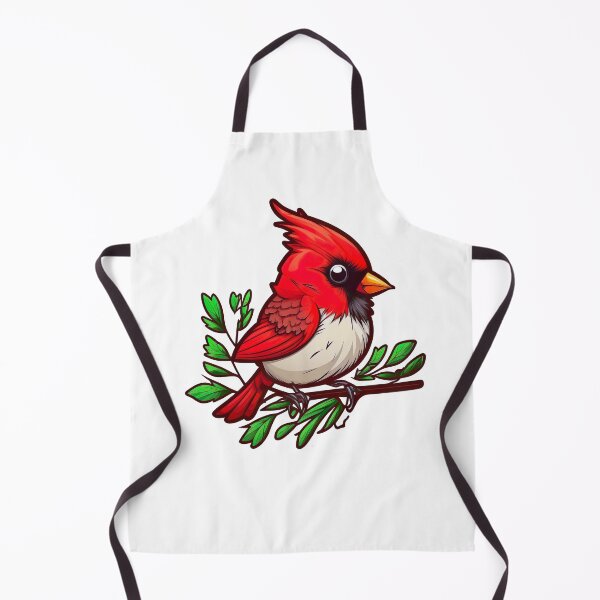 Item preview, Backyard Songbirds - A Super Cute Little Cardinal designed and sold by Kalligraphika.