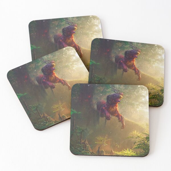 Item preview, Alien Mythical Dog In Fantasy Forest designed and sold by Space-Wear.