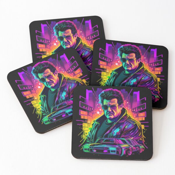 Item preview, cool johnny with modifed car neon colorful designed and sold by merorangampo77.