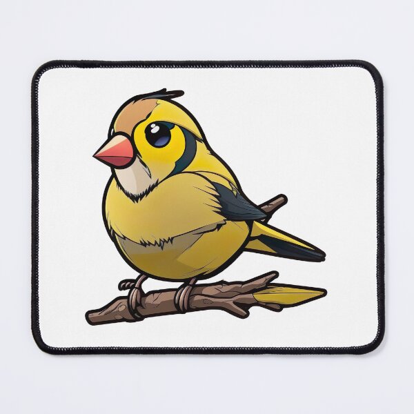 Item preview, Backyard Songbirds - A Super Cute Little Gold Finch designed and sold by Kalligraphika.