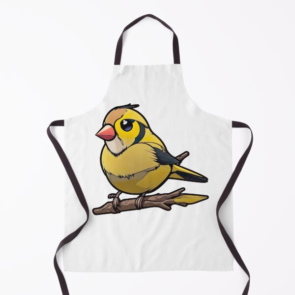 Artikelvorschau, Backyard Songbirds - Ein supersüßer kleiner Stieglitz entworfen und verkauft von Kalligraphika.